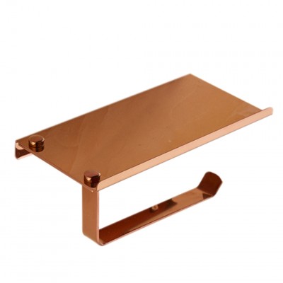 China Wholesale Mobile Phone Copper Toilet Roll Paper Holder   Towel Rack Roll Paper Bracket